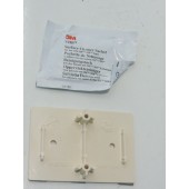 Accessoire de fixation beige de la barrette téléreport dans coffret ou borne (EDF 44.49.115) MAEC CAHORS 0944108