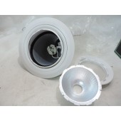 Plafonnier orientable Ø 200mm blanc lampe à décharge 35W / 70W / 150W CDM-T G12 (non incl) sans ballast TS 336 TARGETTI 43114