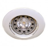 Spot encastré LED 4.5W blanc Ø 84mm orientable lampe GU10 3000K 445lm 230V faisceau 36° IP23 Bombay PHILIPS 597703125