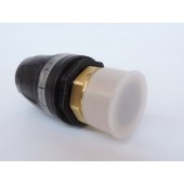 Raccord droit mâle pour tube multicouche Ø 32mm M26X34 (32 x R 1") bi-matière laiton / PPSU plomberie TECELOGO TECE 8710116