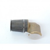 Coude 90° femelle pour tube plomberie multicouche Ø 25mm F20X27 (25 x Rp 3/4") bi-matière laiton / PPSU TECELOGO TECE 8710205