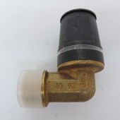Coude 90° mâle pour tube plomberie multicouche Ø 25mm M20X27 (25 x R 3/4") bi-matière laiton / PPSU TECELOGO TECE 8710305