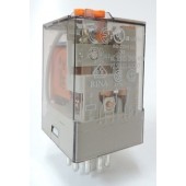 Relais industriel undécal 3RT 10A 12V AC bouton test et indicateur mécanique FINDER 601380120040