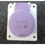 Prise socle 2P 16A violet 20-25V 50-60Hz basse tension à encastrer IP44 Optima SOBEM SCAME 430.1615